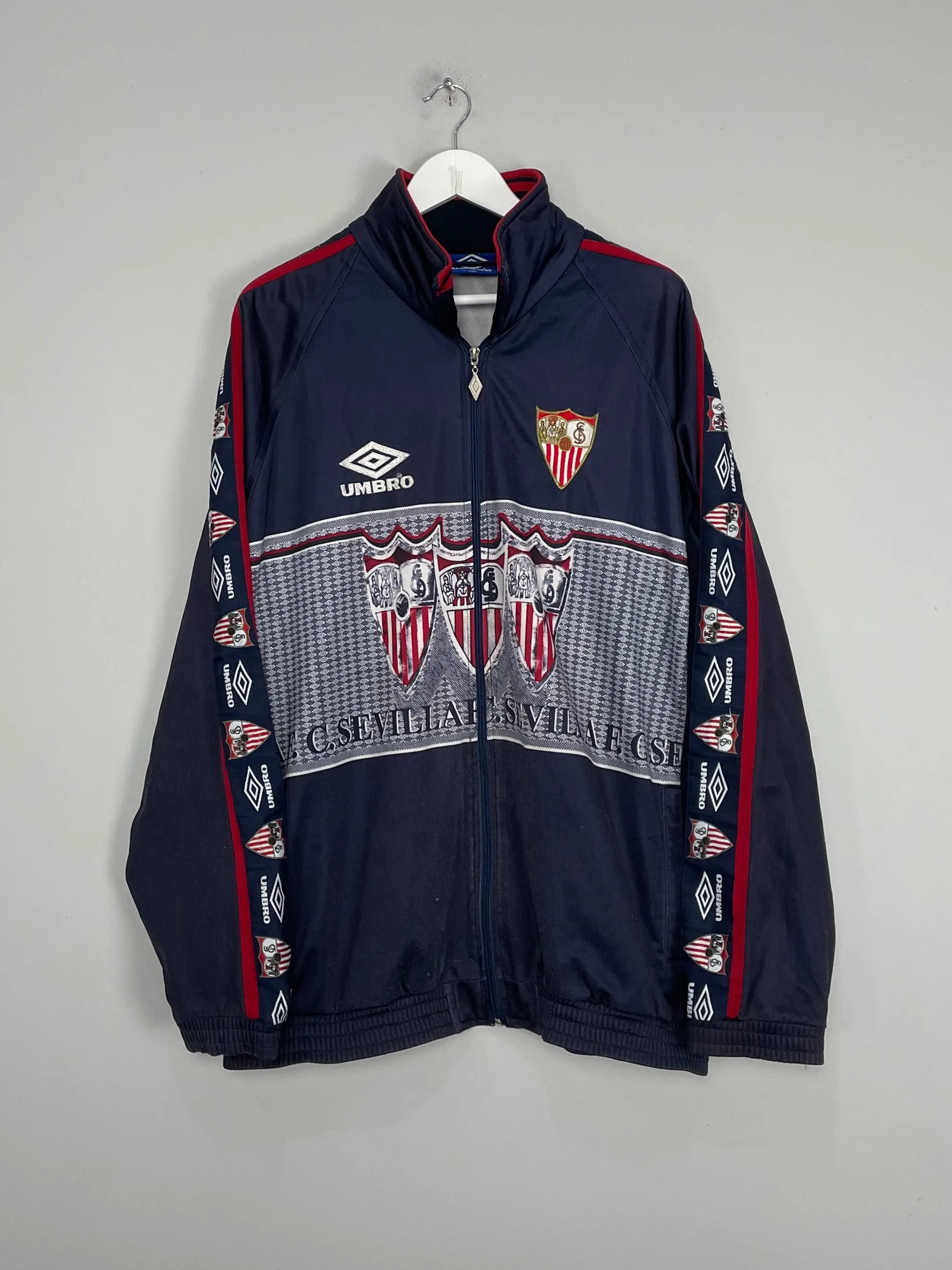 1995/96 SEVILLA TRACK JACKET (XXL) UMBRO