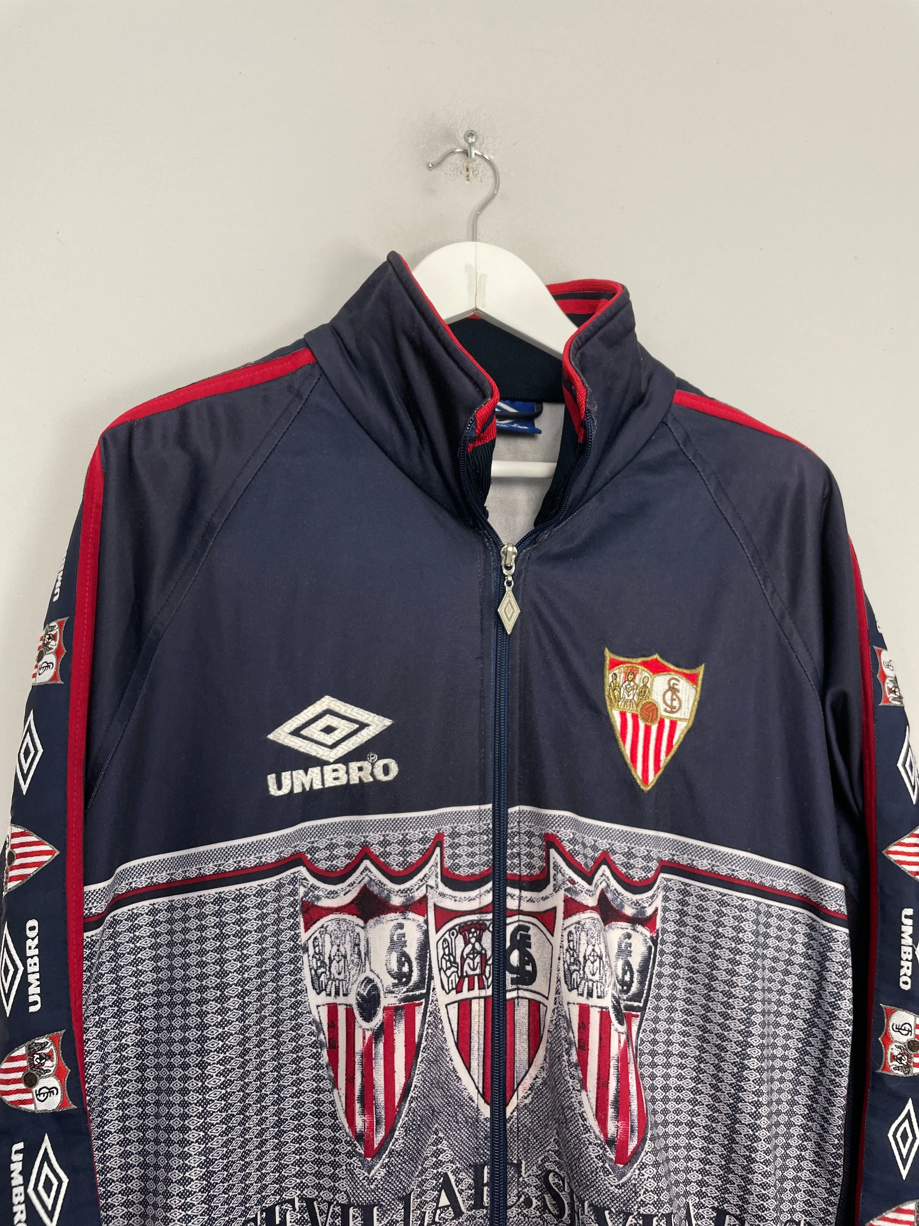 1995/96 SEVILLA TRACK JACKET (XXL) UMBRO