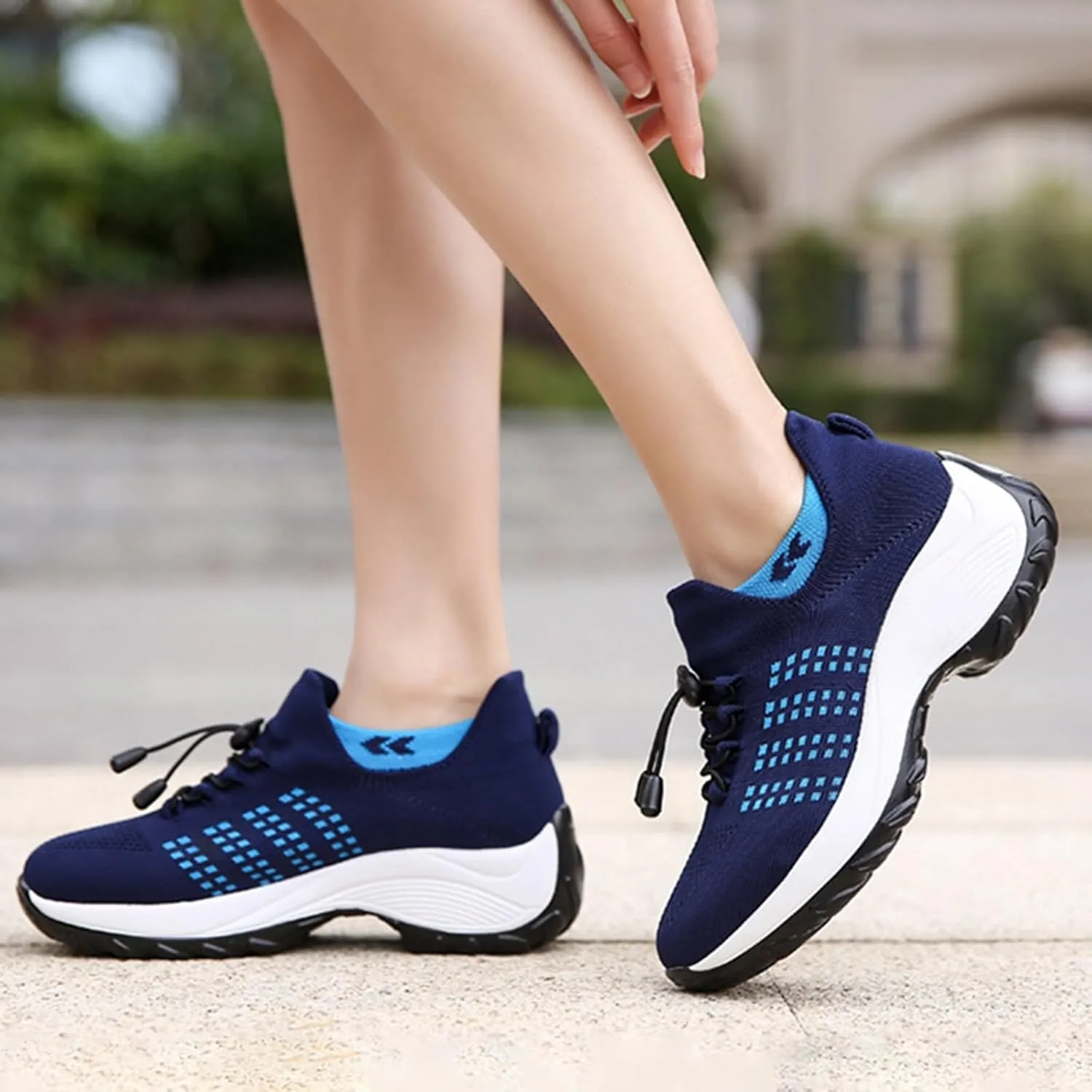 2025 New Ortho Pro Stretch Cushion Shoes for Women, Mesh Breathable Comfortwear Orthopedic Sneakers for Plantar Fasciitis