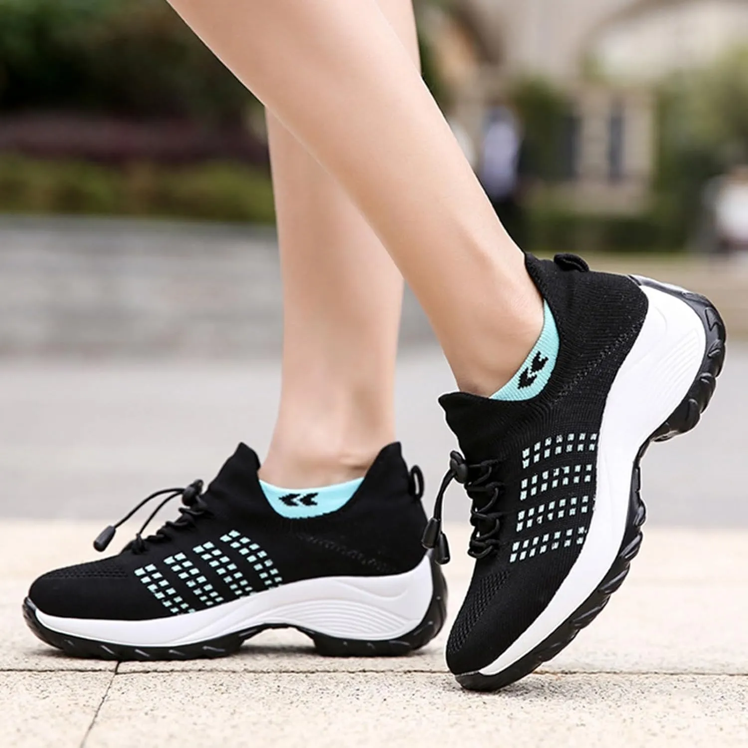 2025 New Ortho Pro Stretch Cushion Shoes for Women, Mesh Breathable Comfortwear Orthopedic Sneakers for Plantar Fasciitis