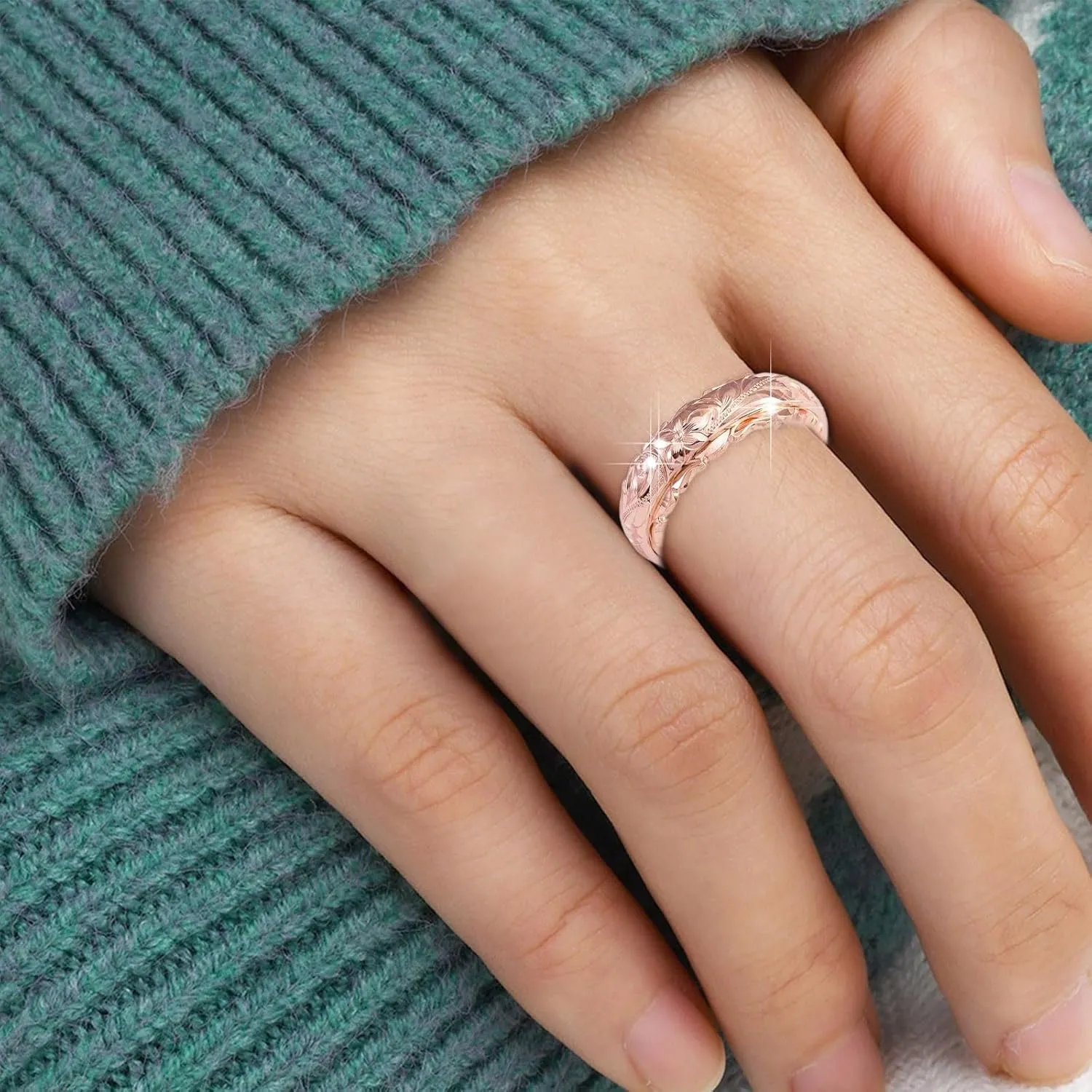 925 Sterling Silver Ring for Women,White Gold Plated Eternity Stackable Engagement Wedding Band CZ Twisted Rope Marriage Ring