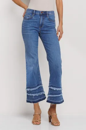 Ankle Kick with a flare jeans
