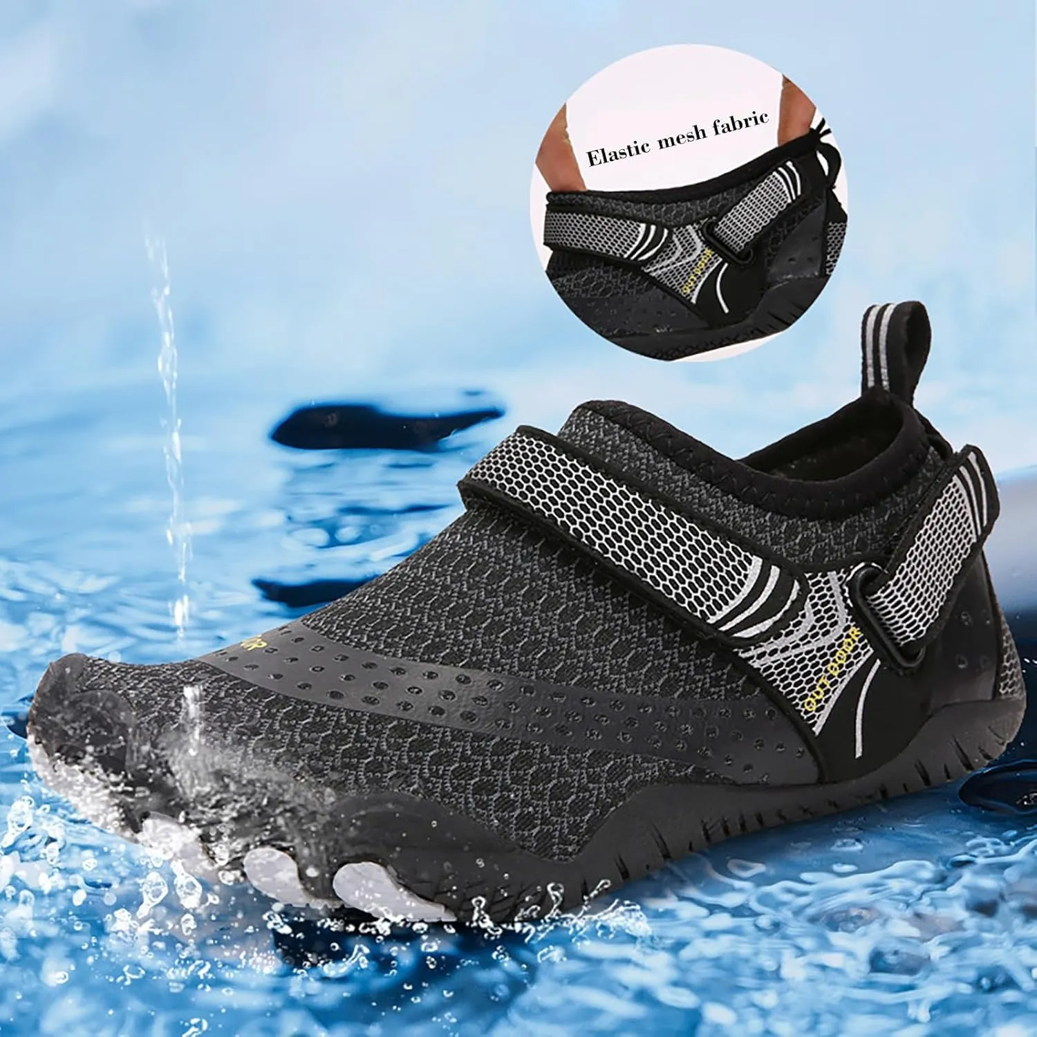 Aqua Water Shoes Quick Dry Barefoot Swim Beach Pool Surf Hiking Kayaking Diving Yoga Outdoor Sport Shoes for Men Women Lightweight