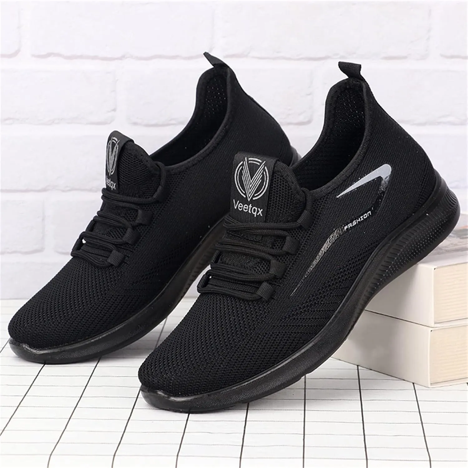 Arch Support Fitness Sneaker for Men Lightweight Breathable Slip on Running Shoe Arch Support Plantar Fasciitis