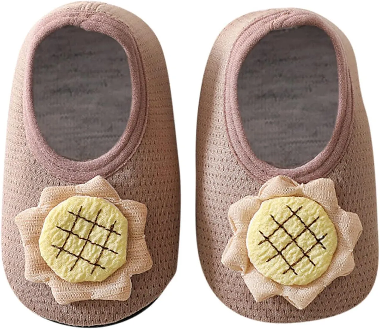 Baby Boy Shoes Socks for Children Baby Floor Floor Baby Toddler Socks Spring Soft Socks Non Shoes Flowers Mesh Gift B
