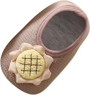 Baby Boy Shoes Socks for Children Baby Floor Floor Baby Toddler Socks Spring Soft Socks Non Shoes Flowers Mesh Gift B