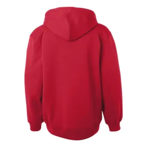 Badger Youth Performance Badger Fleece Hoodie, Silver