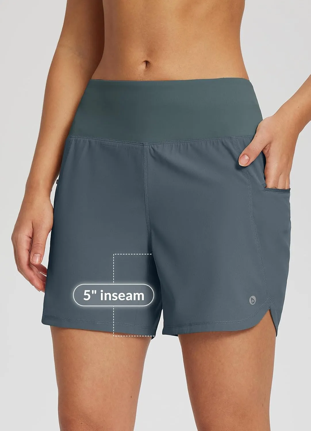 BALEAF Women's Mountain Bike Shorts 4D Padded Biking Shorts with Pockets Cycling Riding Bicycle Shorts