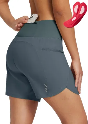 BALEAF Women's Mountain Bike Shorts 4D Padded Biking Shorts with Pockets Cycling Riding Bicycle Shorts