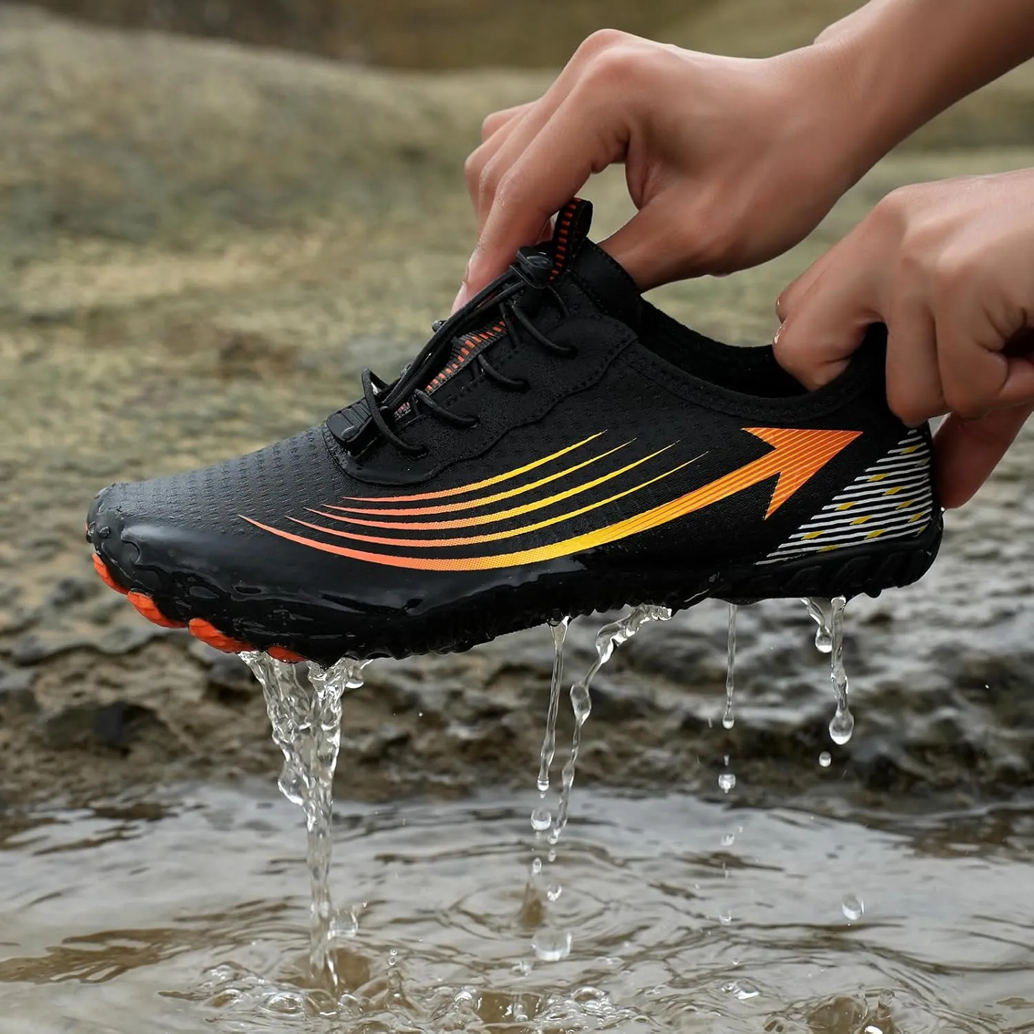 Barefoot Shoes Womens Mens Pro Water Shoe Lightweight Travel Shoe Wide Toe Box Non-Slip Breathable Zero Drop Beach Surf Water Shoes