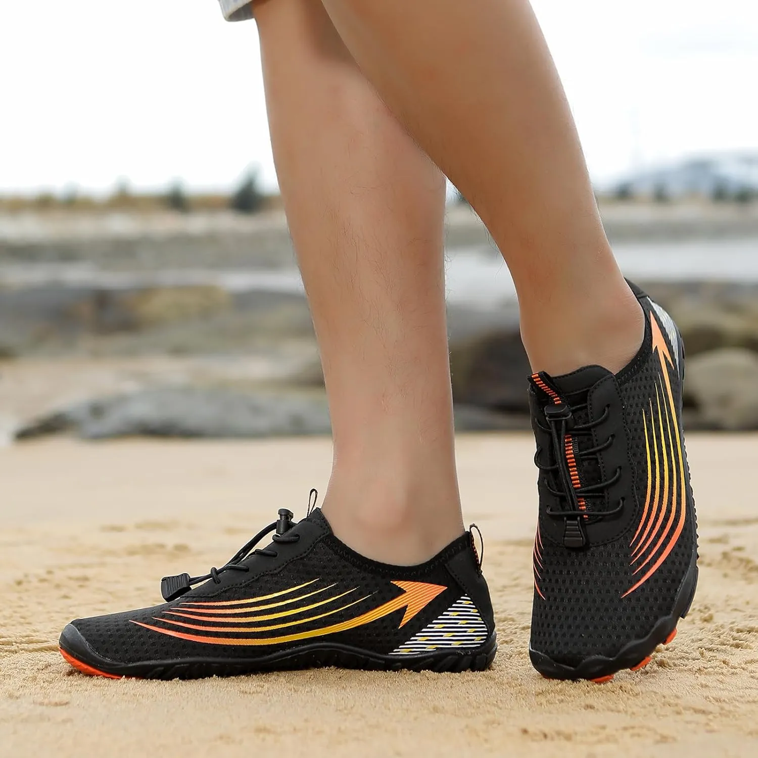 Barefoot Shoes Womens Mens Pro Water Shoe Lightweight Travel Shoe Wide Toe Box Non-Slip Breathable Zero Drop Beach Surf Water Shoes