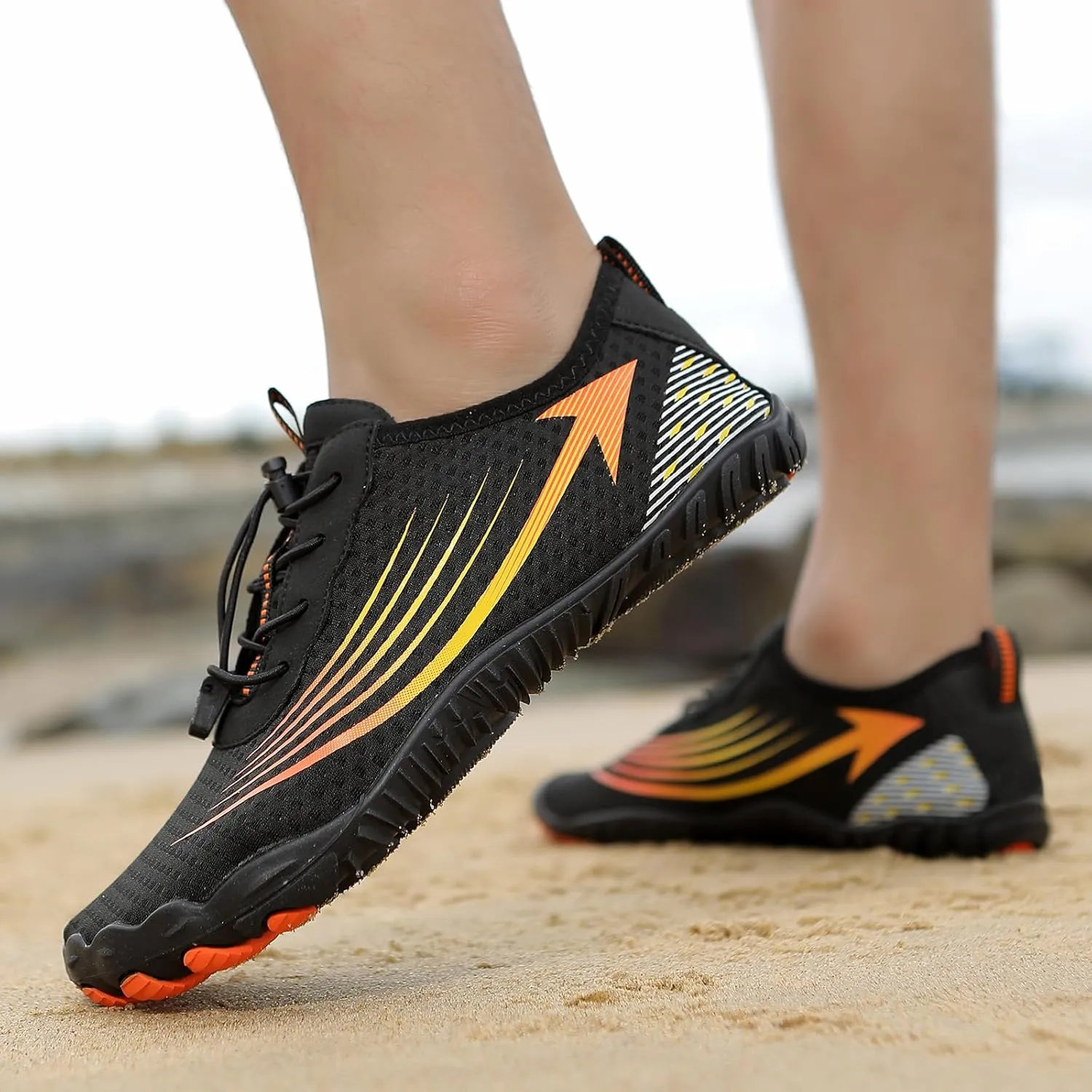 Barefoot Shoes Womens Mens Pro Water Shoe Lightweight Travel Shoe Wide Toe Box Non-Slip Breathable Zero Drop Beach Surf Water Shoes
