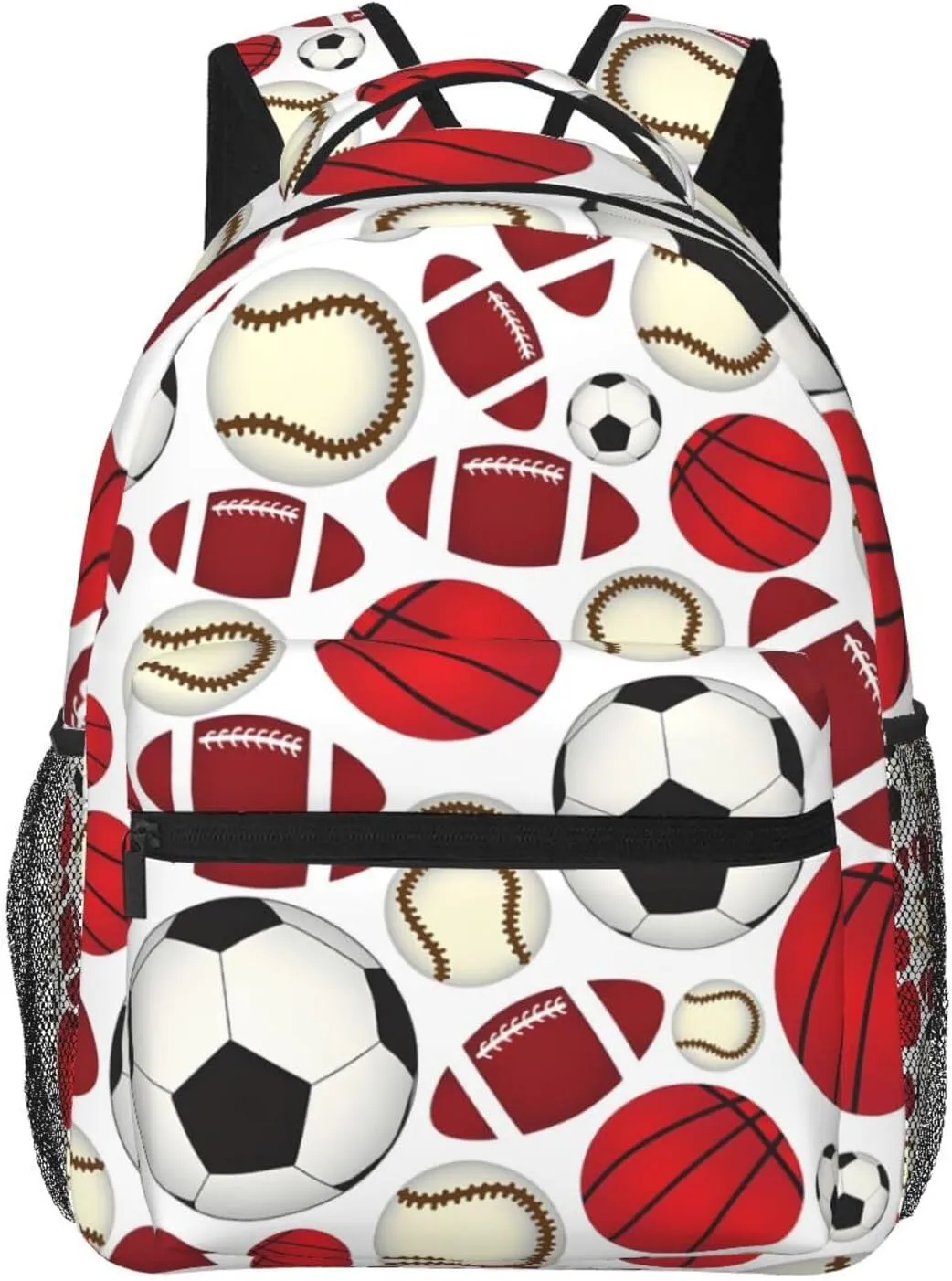 Baseball Travel Laptop Backpack Women Lightweight Backpack Adjustable College Backpack Fits 15.6 Inch Laptop Waterproof Travel Backpack for Work, Women, Men, Travel -Soccer