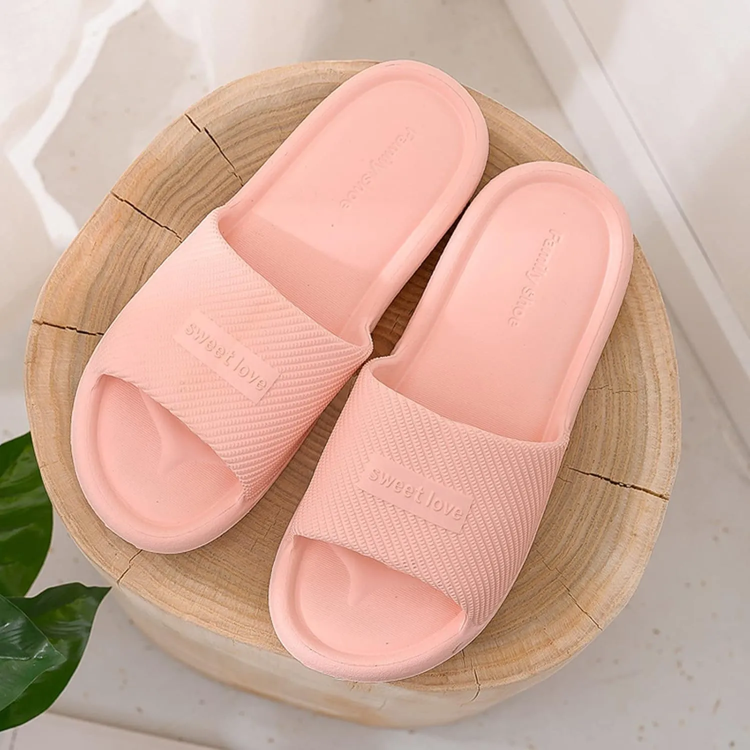 Bathroom Slippers Men Slides for Women Slides for Men Womens Dorms Soft Sole Ultimate Comfort Slippers