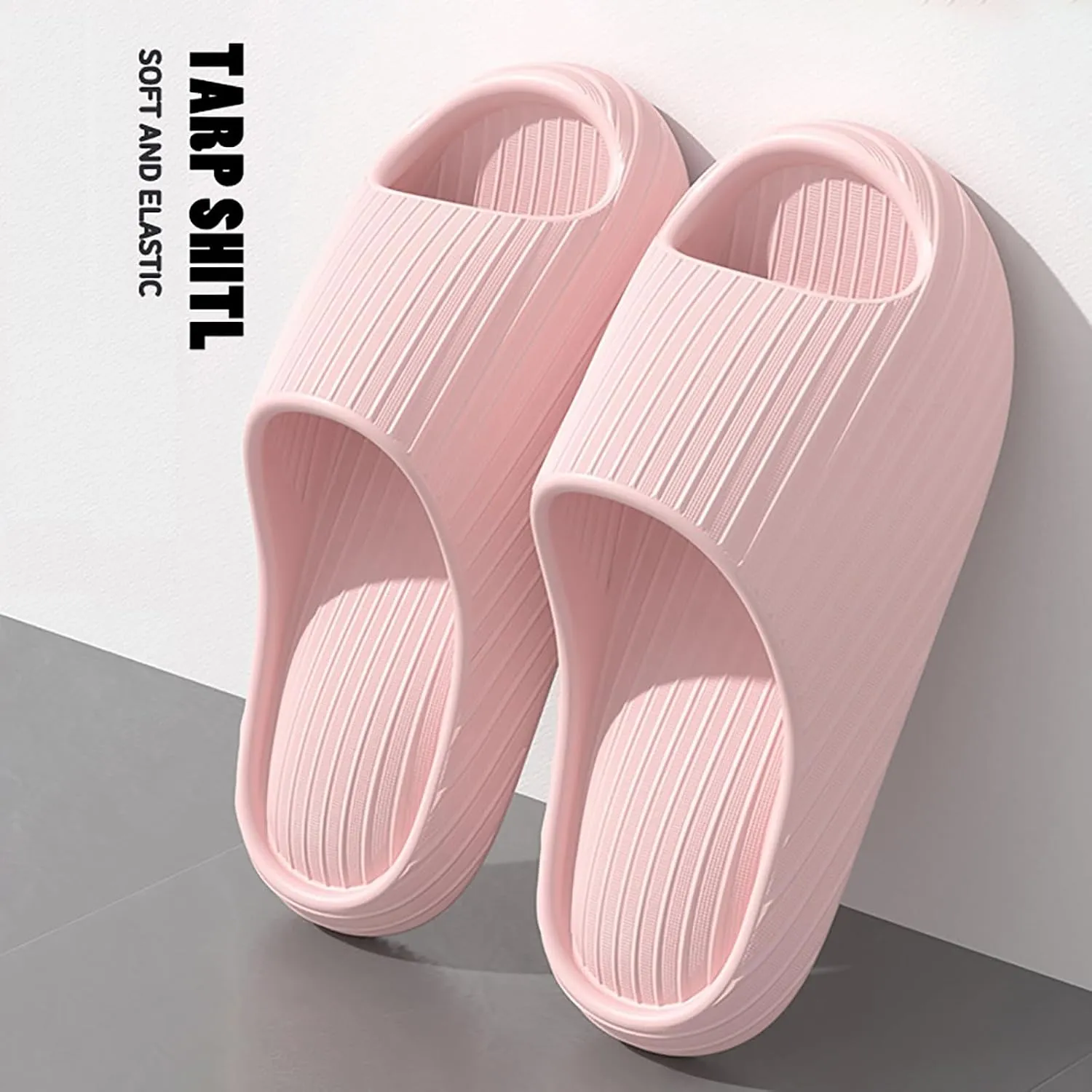 Bathroom Slippers Men Womens Slides Mens Shower Shoes Shower Shoes Women Ultra Comfort Drainage Hole Quick Drying Slippers