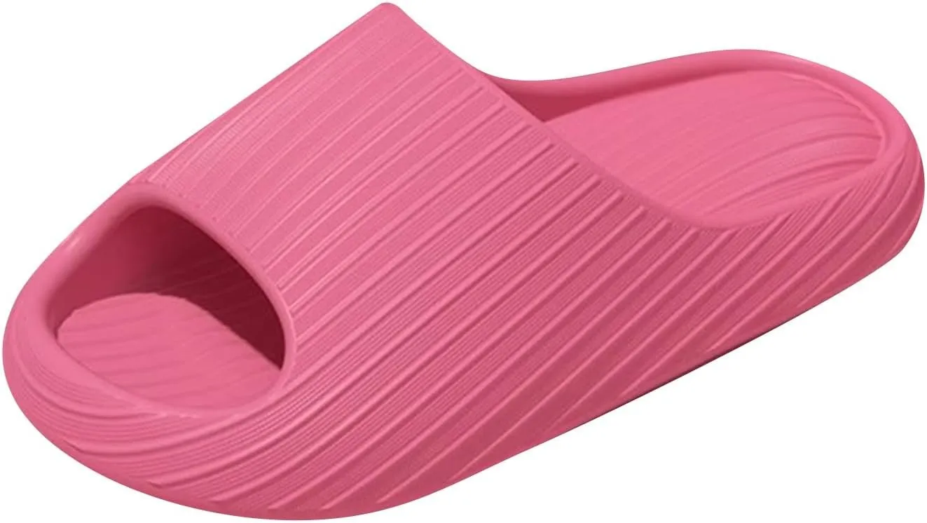 Bathroom Slippers Men Womens Slides Mens Shower Shoes Shower Shoes Women Ultra Comfort Drainage Hole Quick Drying Slippers