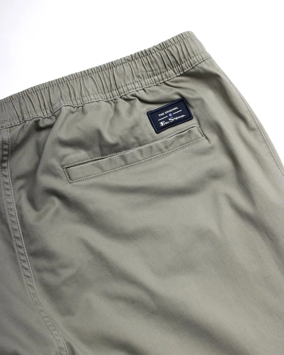 Ben Sherman Mens Pants - Comfort Stretch Flat Front Pull On Pants - Casual Chinos for Men (S-XL)