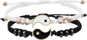 Best Friend Bracelets for 2 matching Bracelets, Bff Bracelets for 2 Yin Yang Friendship Bracelets for men women