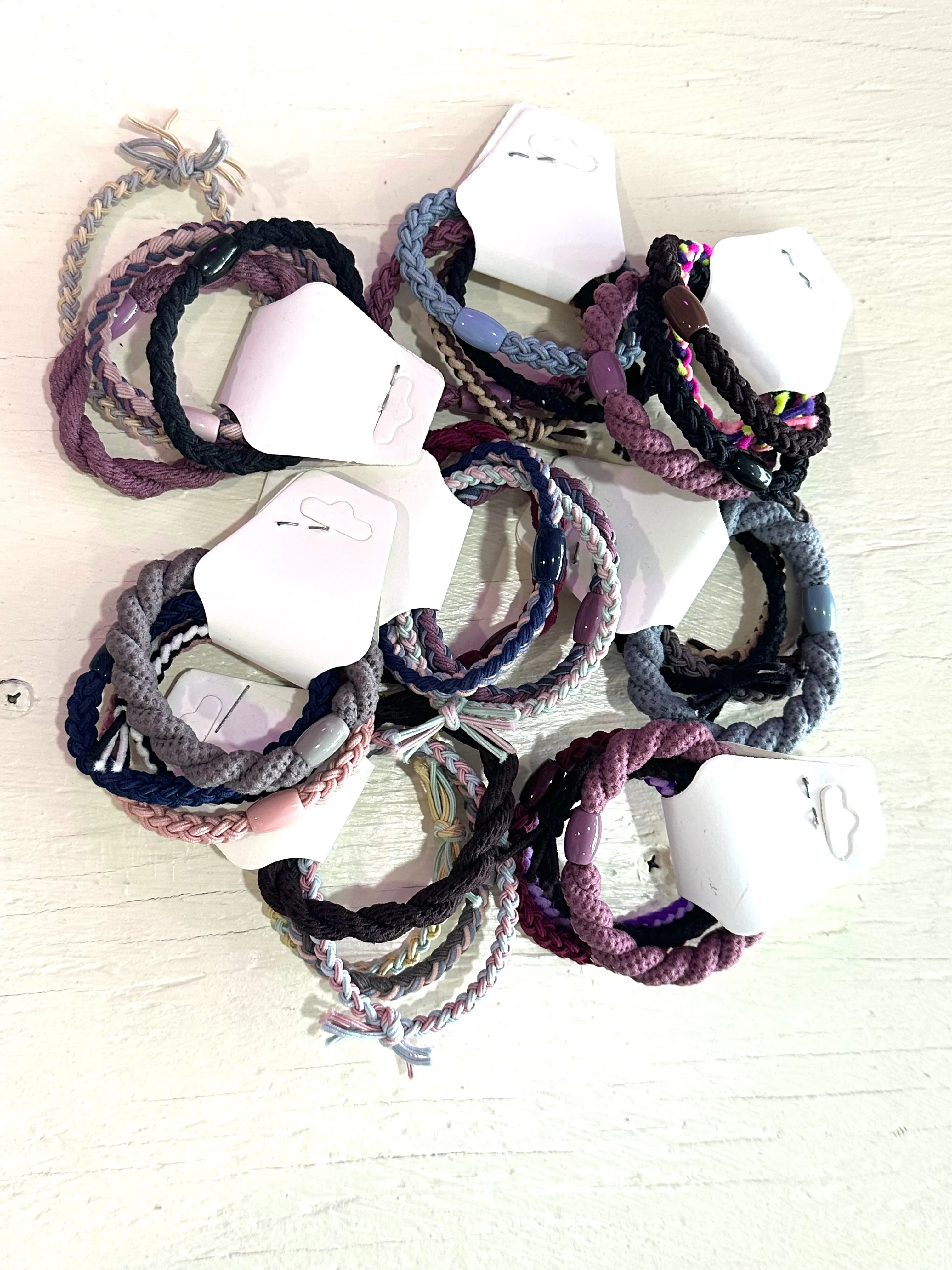 Boho Braided Hair Tie Bracelets