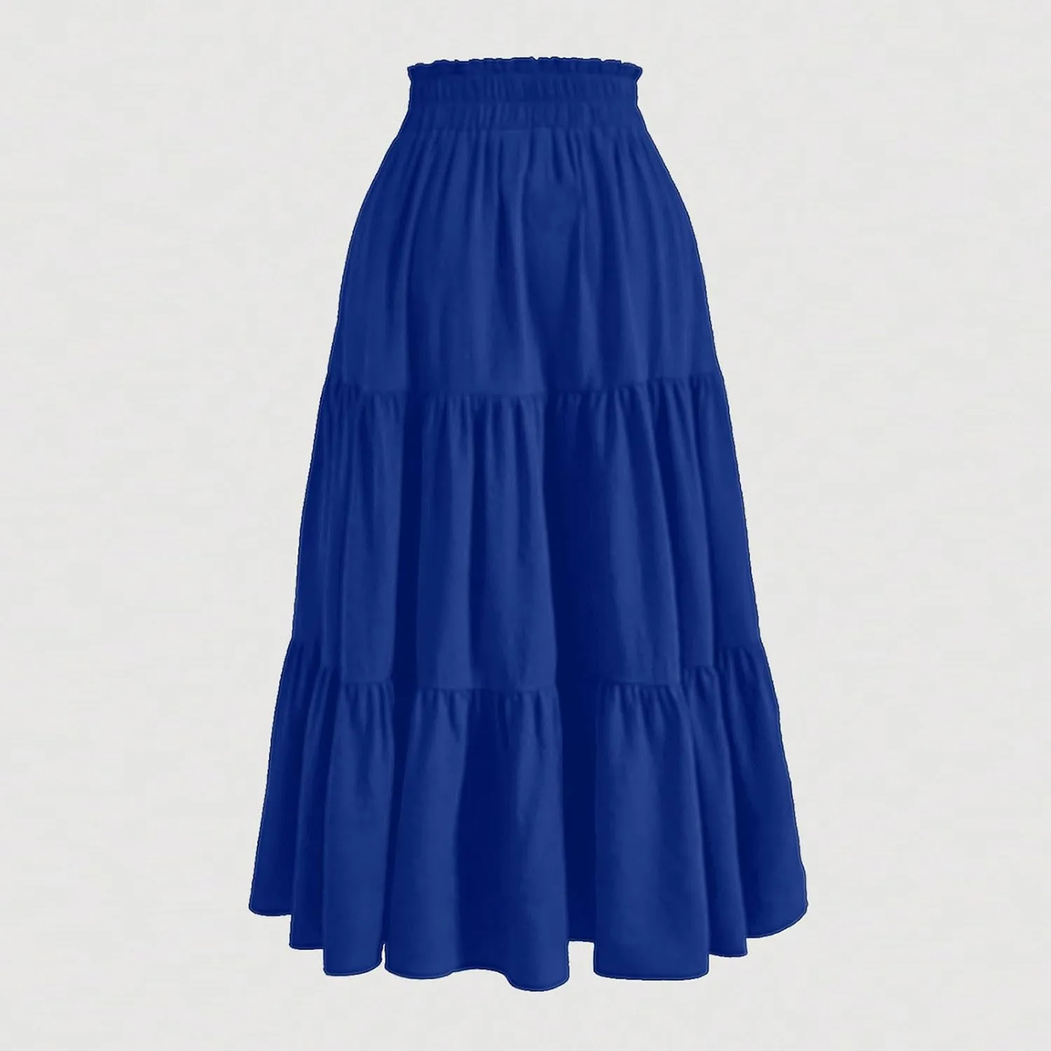 Boho Skirts for Women Midi Length Maxi Spring Flowy Boho Comfy Tiered Western Maxi Skirt Boho