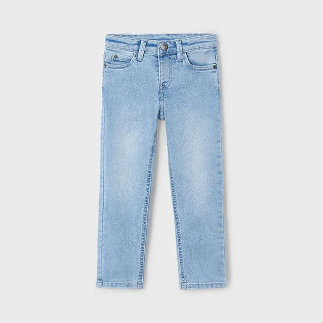 Boy Bleach Wash Slim Fit Jeans