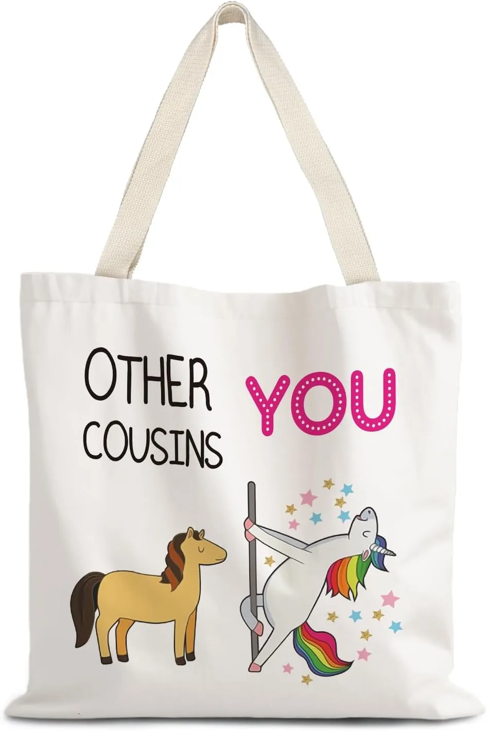 Canvas Tote Bags for Women, Cousin Gifts Shopping Bags