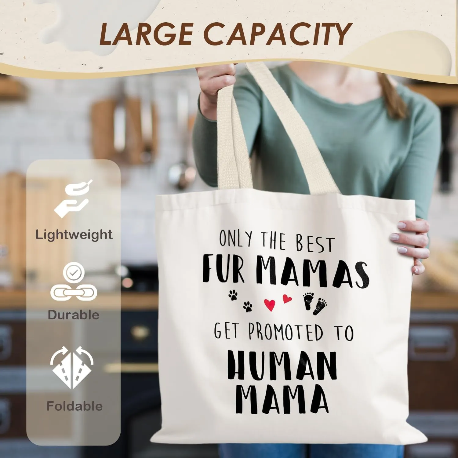 Canvas Tote Bags for Women, Cousin Gifts Shopping Bags