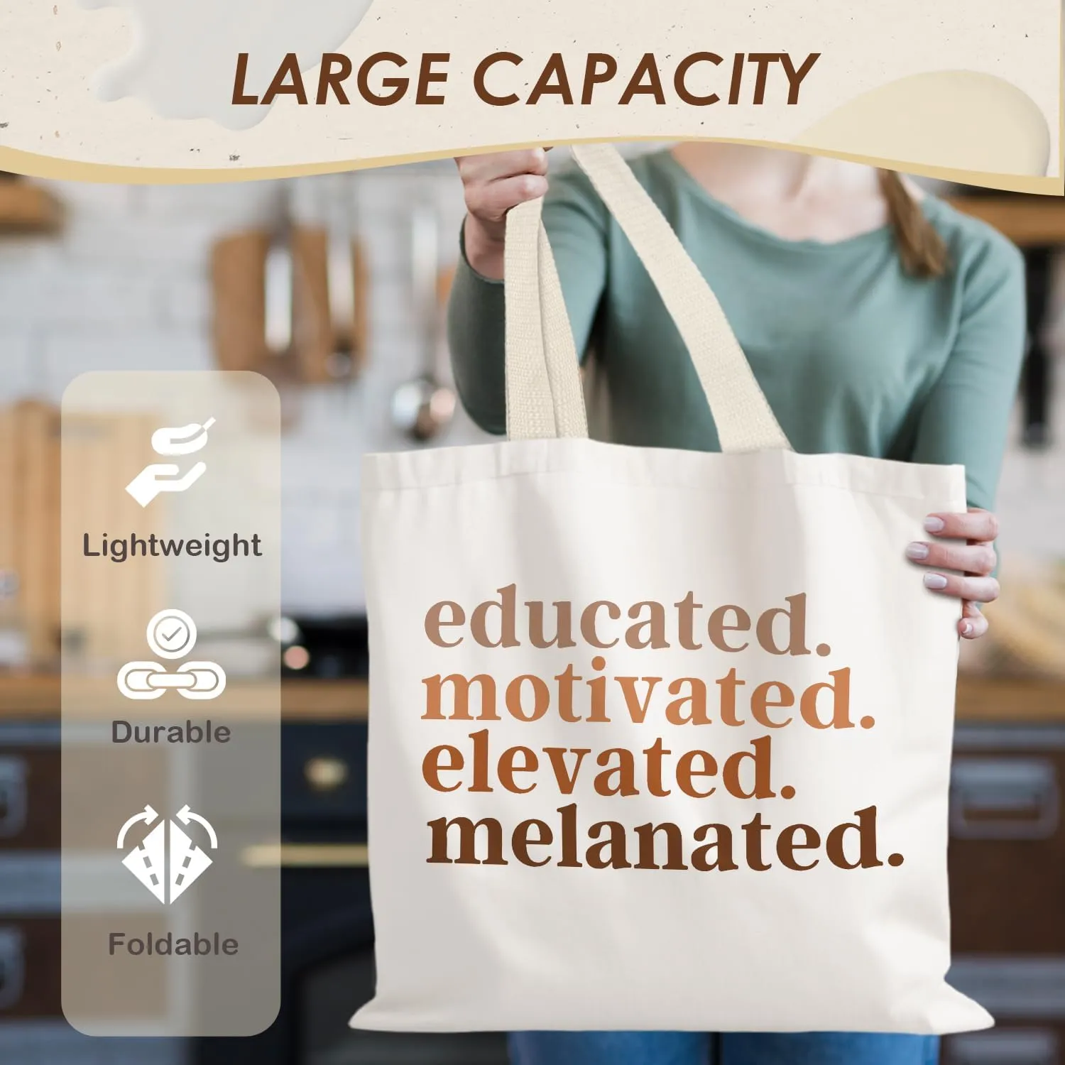 Canvas Tote Bags for Women, Cousin Gifts Shopping Bags