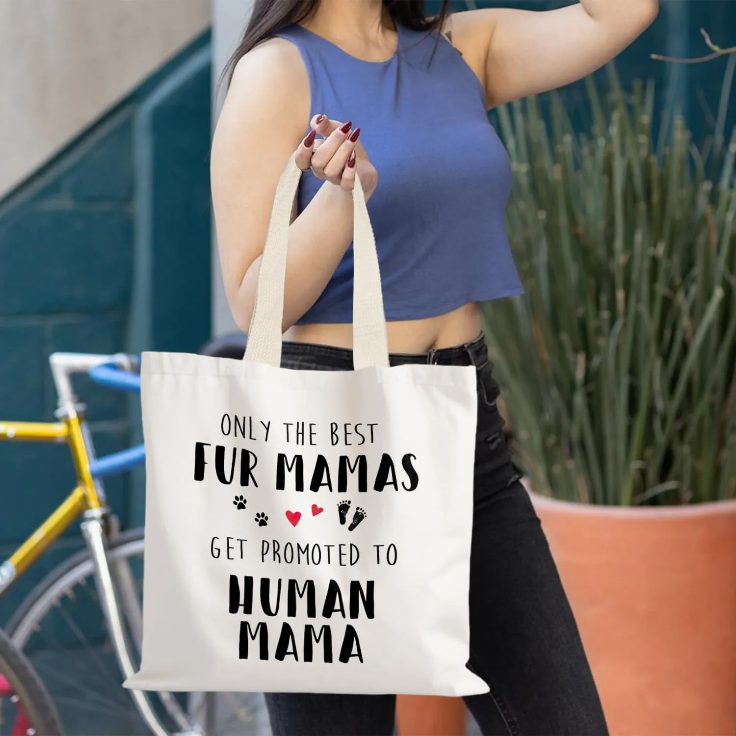 Canvas Tote Bags for Women, Cousin Gifts Shopping Bags