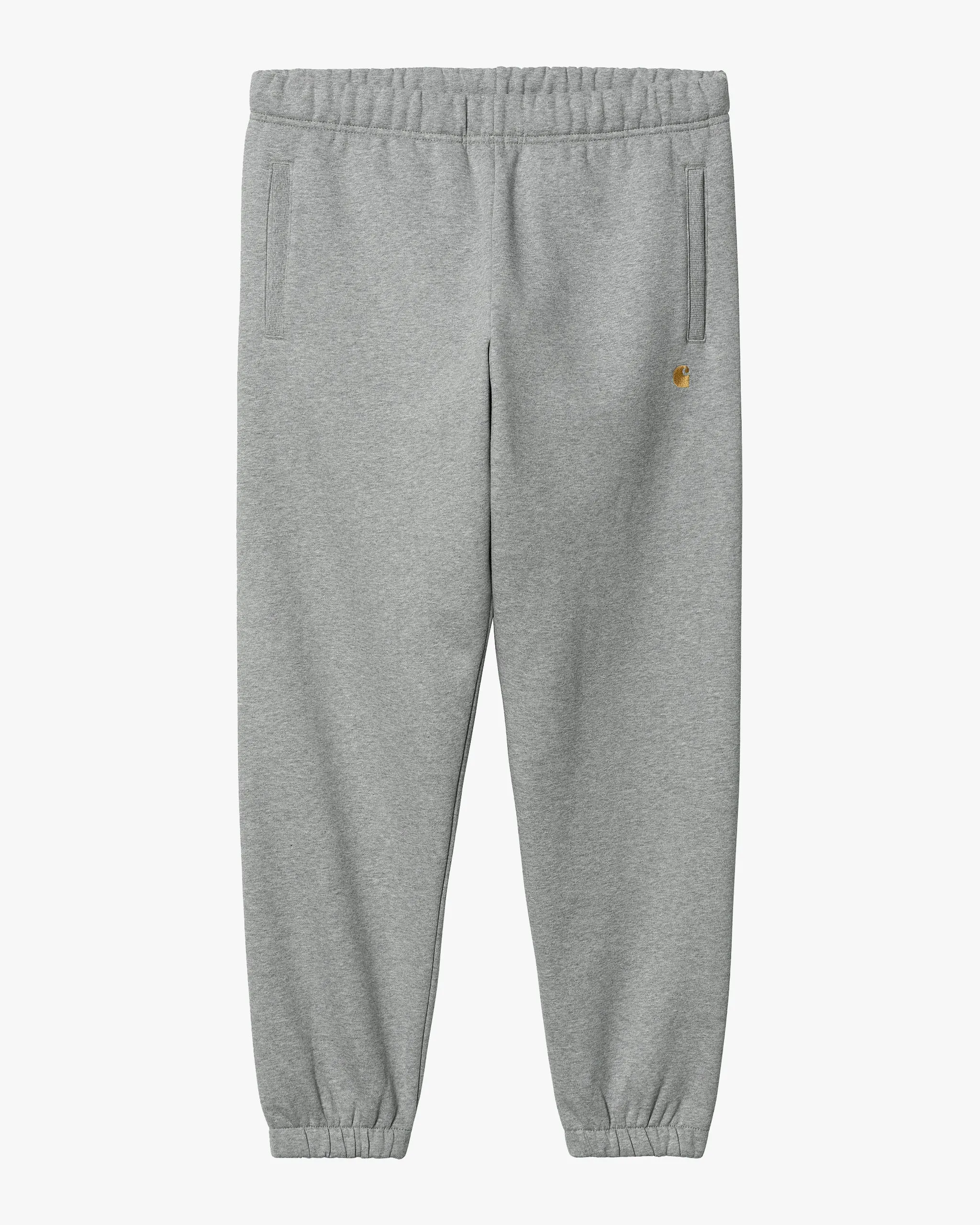 Carhartt WIP Chase Sweat Pant - Grey Heather / Gold