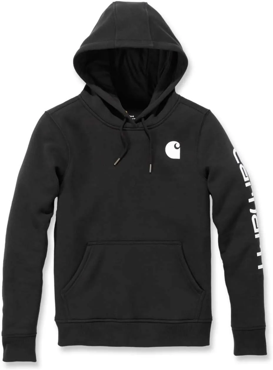Carhartt Women's Relaxed Fit Midweight Logo Sleeve Graphic Sweatshirt