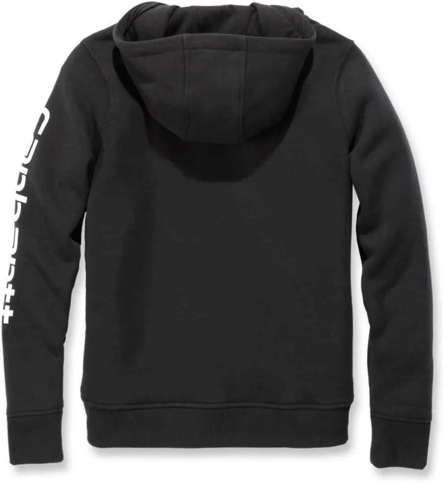 Carhartt Women's Relaxed Fit Midweight Logo Sleeve Graphic Sweatshirt