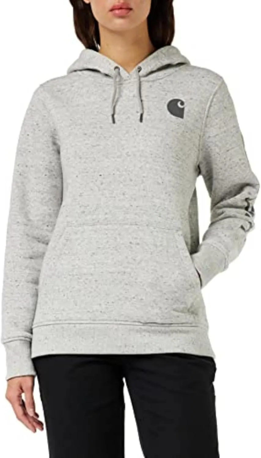 Carhartt Women's Relaxed Fit Midweight Logo Sleeve Graphic Sweatshirt
