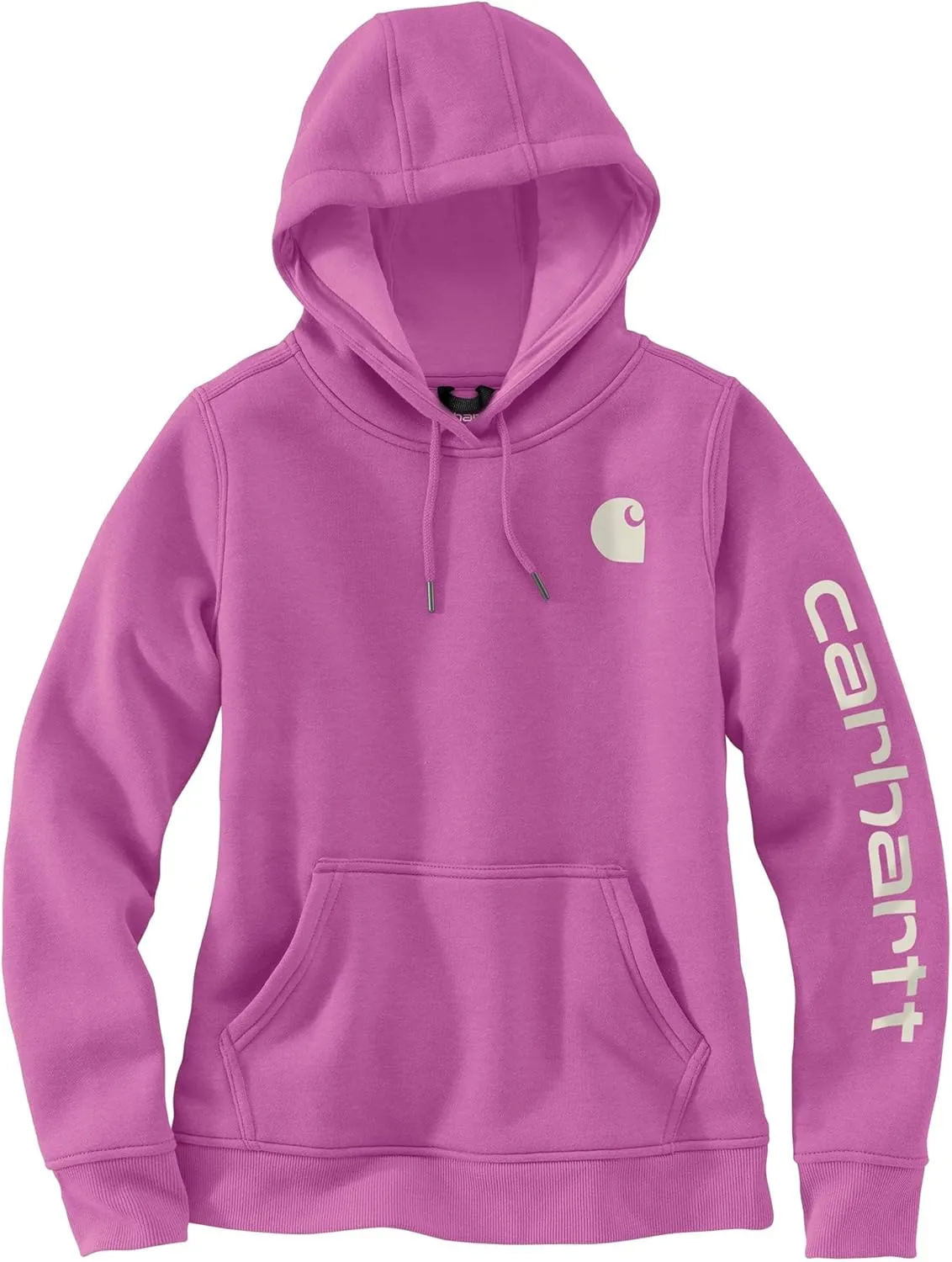 Carhartt Women's Relaxed Fit Midweight Logo Sleeve Graphic Sweatshirt