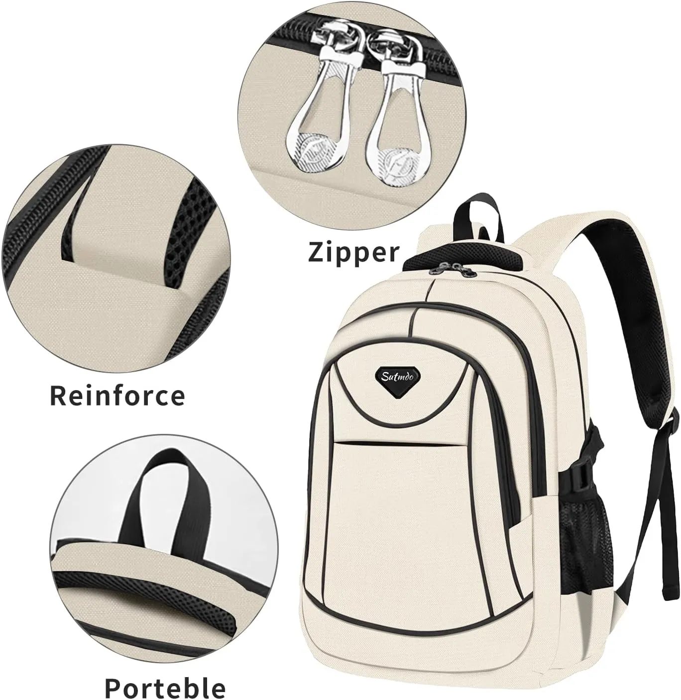 Casual Lightweight Backpacks for Boys & Girls, School Bookbags, 15 "Laptop Backpack, Travel Bag