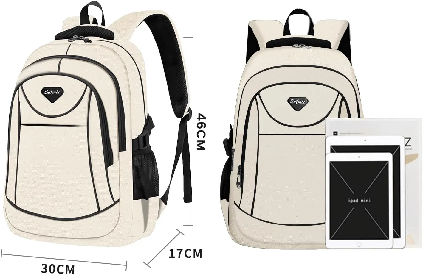 Casual Lightweight Backpacks for Boys & Girls, School Bookbags, 15 "Laptop Backpack, Travel Bag