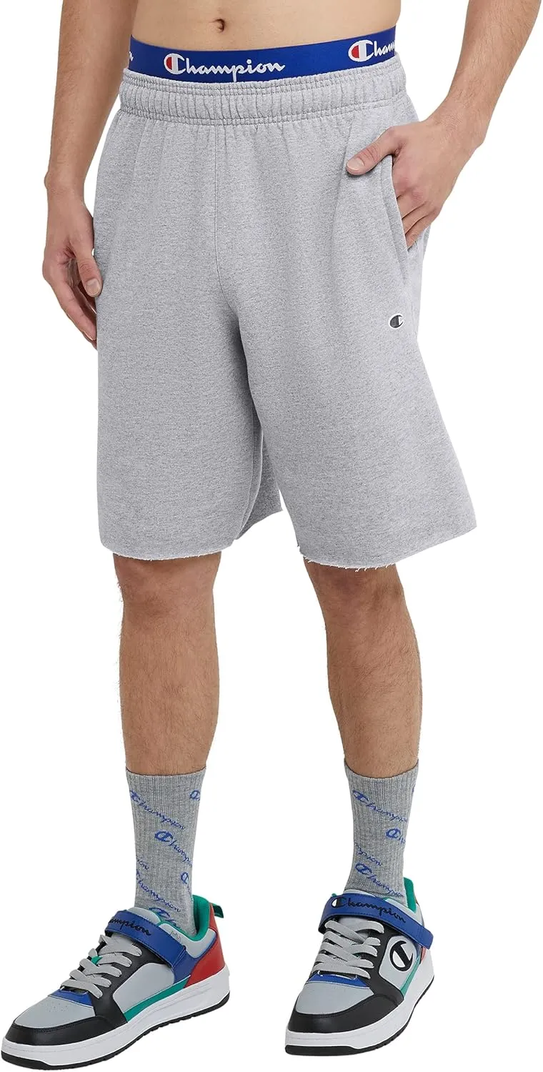 Champion Men's Shorts, Powerblend, Fleece Midweight Shorts, Athletic Shorts with Pockets (Reg. Or Big & Tall)