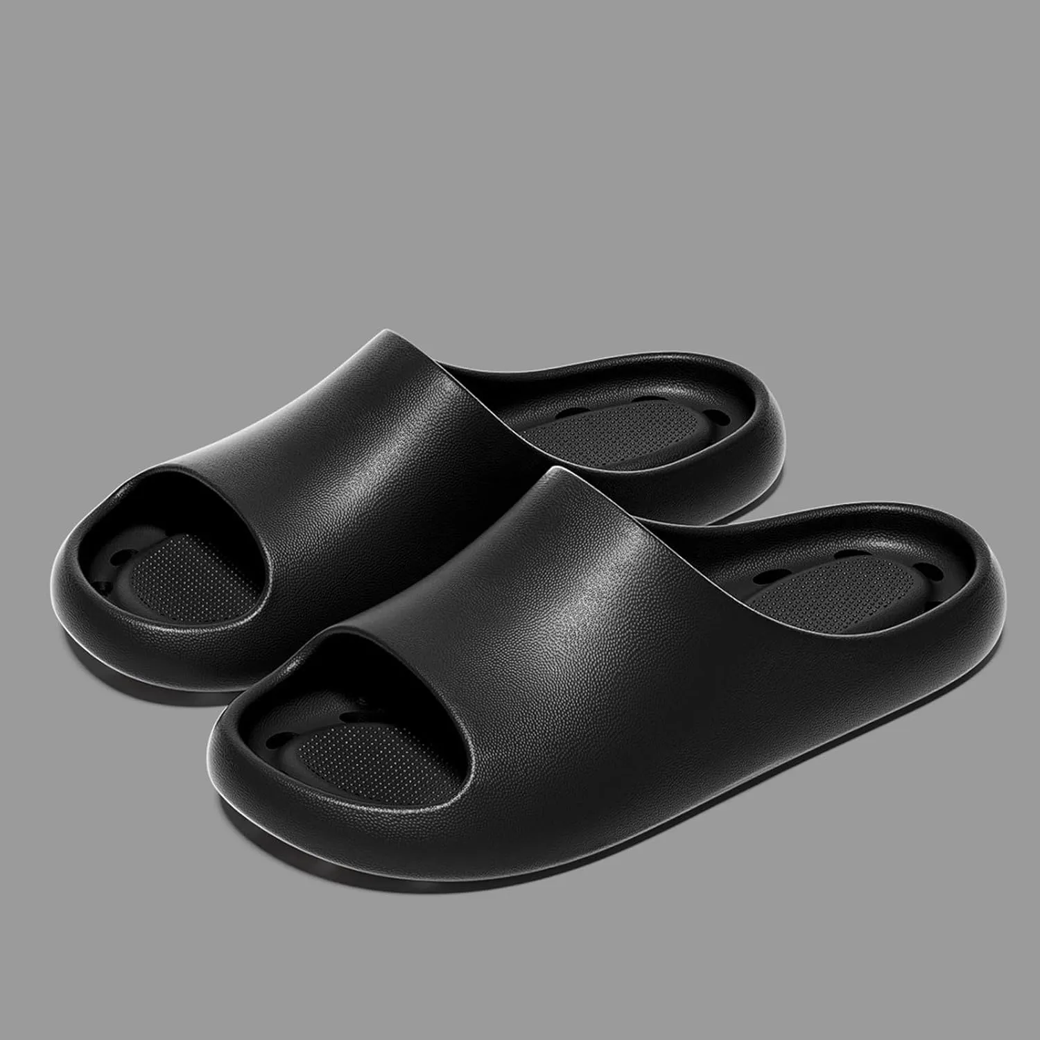 Cloud Slippers for Men Shower Shoes Women Bathroom Slippers Men Slides for Women Living Room Drainage Hole Indoor
