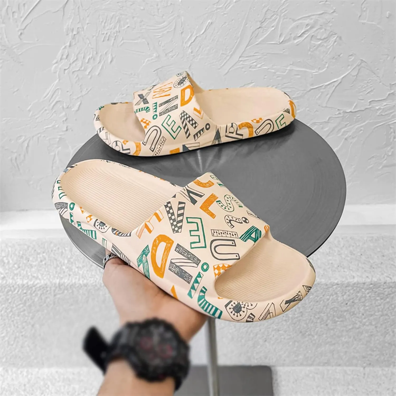 Cloud Slippers for Men Shower Shoes Women Mens Shower Shoes Slides for Women Bathroom Public Indoor Outdoor Slippers