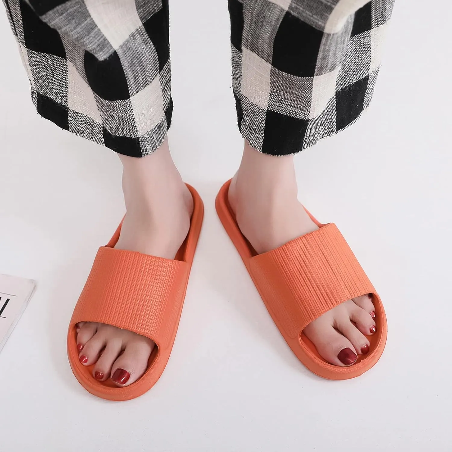 Cloud Slippers for Men Shower Shoes Women Mens Shower Shoes Slides for Women Ultimate Comfort Indoor Soft Sole Slippers