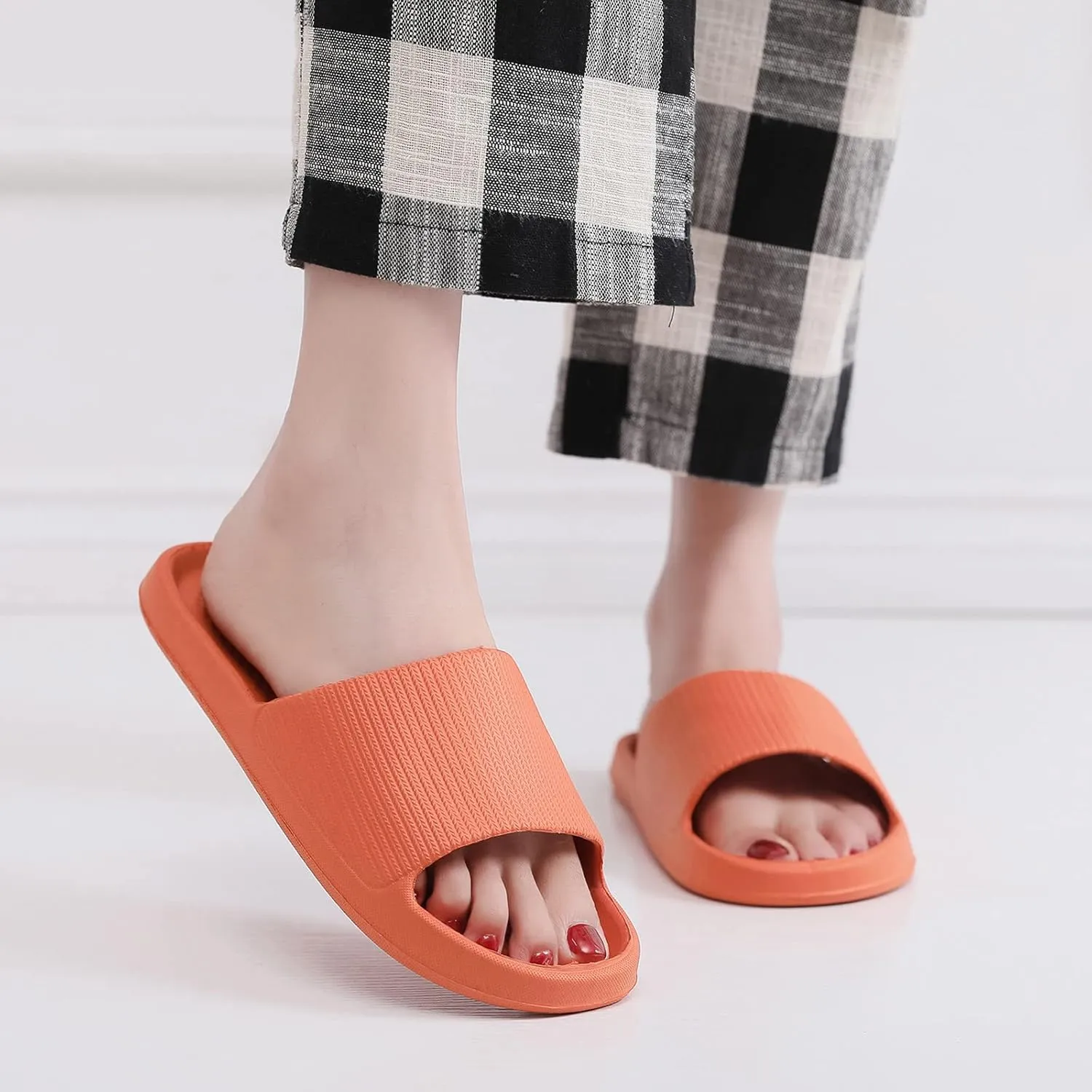 Cloud Slippers for Men Shower Shoes Women Mens Shower Shoes Slides for Women Ultimate Comfort Indoor Soft Sole Slippers