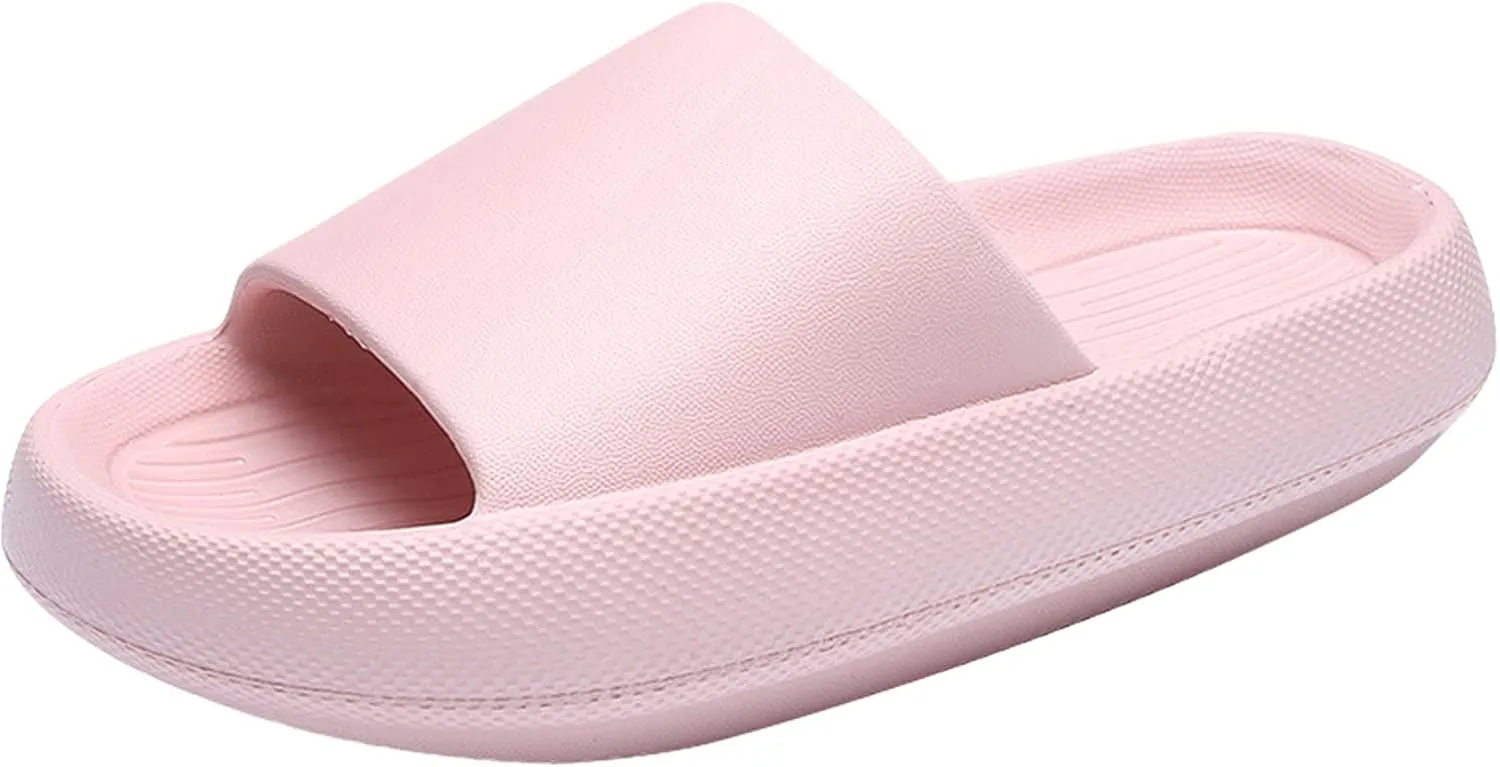Cloud Slippers for Men Womens Slides Bathroom Slippers Men Shower Shoes Women Spa Lightweight Gym