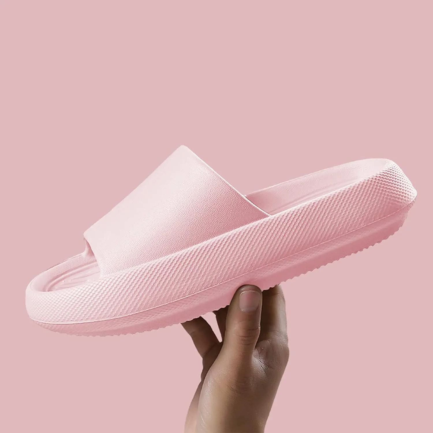 Cloud Slippers for Men Womens Slides Bathroom Slippers Men Shower Shoes Women Spa Lightweight Gym
