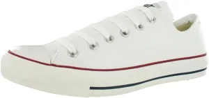 Converse Men's 9.5 mm, White Canvas, 9.5 Women/7.5 Men