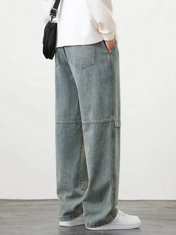 DenimEase Straight-Leg Pants