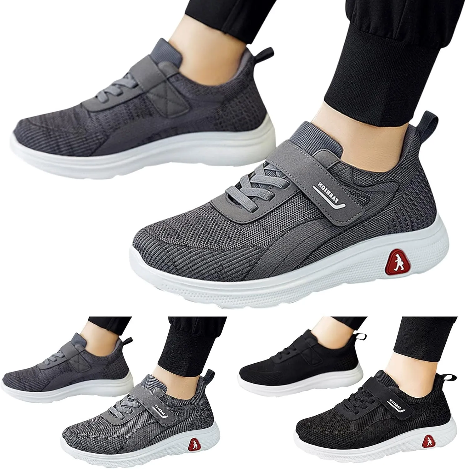 Fashion Summer and Men Fly Woven Mesh Breathable and Comfortable Slip On Mens Sneaker Boot Hiking Shoes