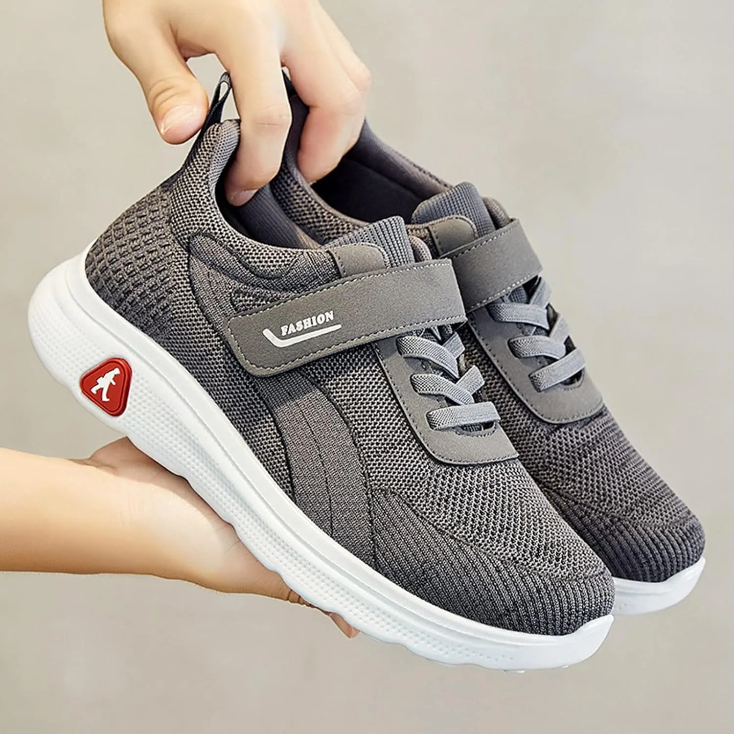 Fashion Summer and Men Fly Woven Mesh Breathable and Comfortable Slip On Mens Sneaker Boot Hiking Shoes