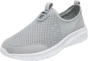 Fashion Summer Men Breathable Mesh Shallow Lace Up Casual Shoes Mens Classic Leather Sneaker