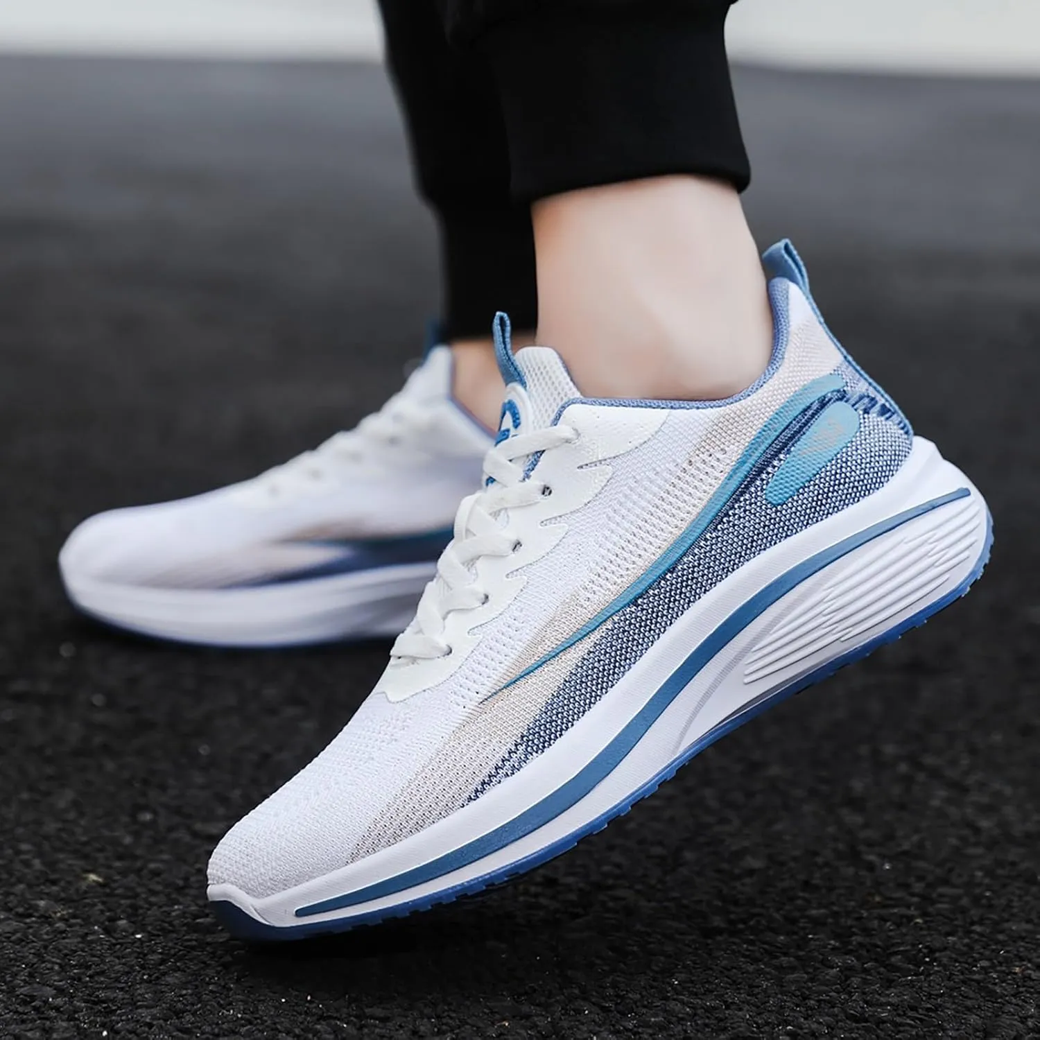 Fashionable Versatile Trendy and Breathable Running Trainers Balanced Lightweight Shockabsorbing Sneaker for Men