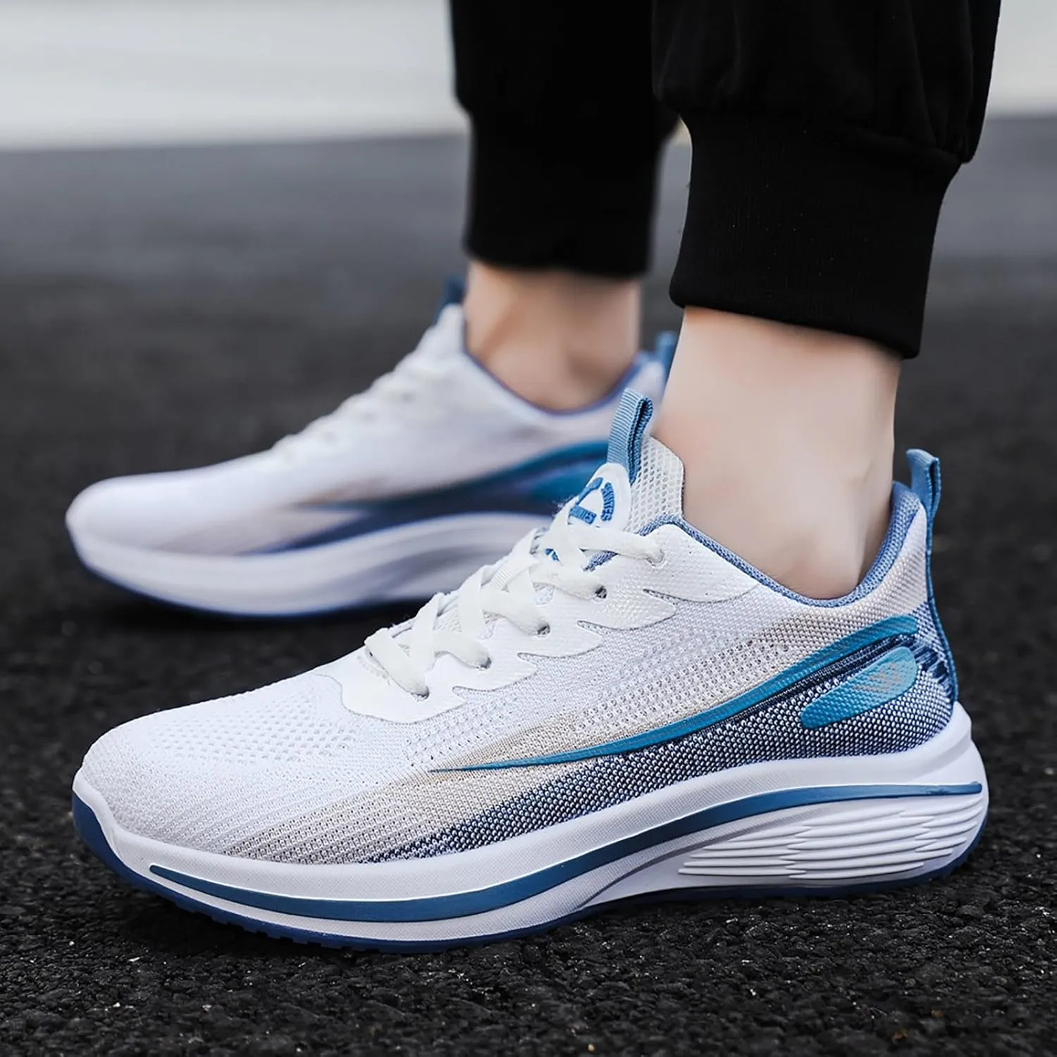 Fashionable Versatile Trendy and Breathable Running Trainers Balanced Lightweight Shockabsorbing Sneaker for Men